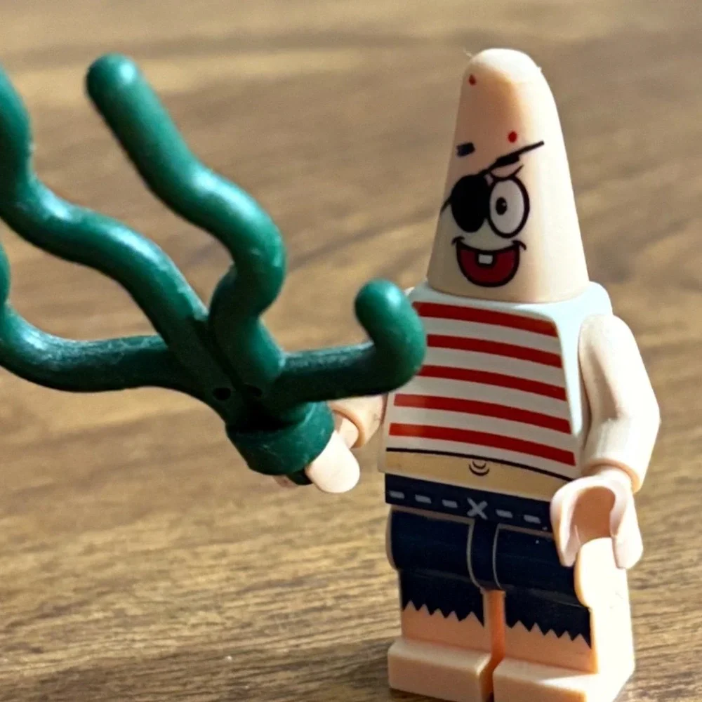 LEGO SpongeBob SquarePants Pirate Patrick Minifigure 3817 bob033 with Seaweed